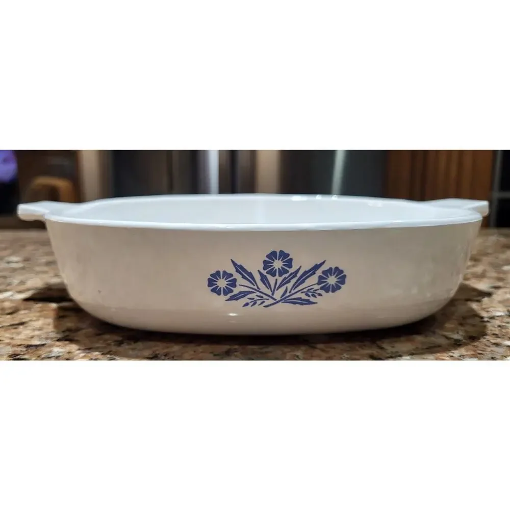 Vintage 9 Inch Corning Ware Casserole P-9-B Blue Cornflower NO LID